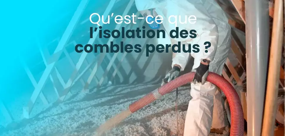 Photo chantier couvreur en Bretagne : C’est quoi l’isolation des combles perdus ?